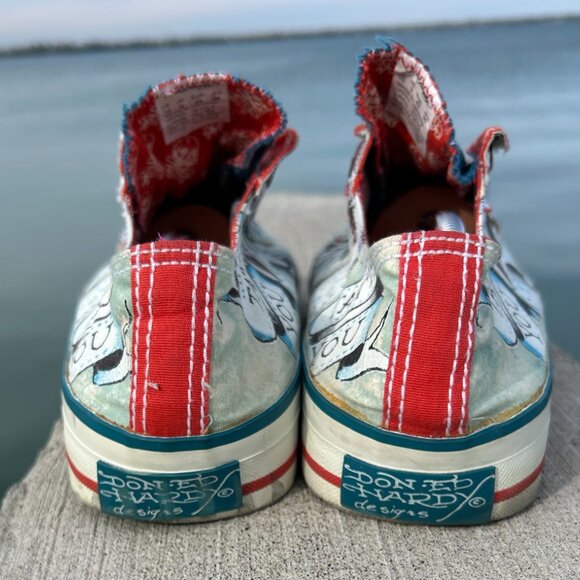 Ed Hardy Sneakers Men Sz 10 - Picture 6 of 9